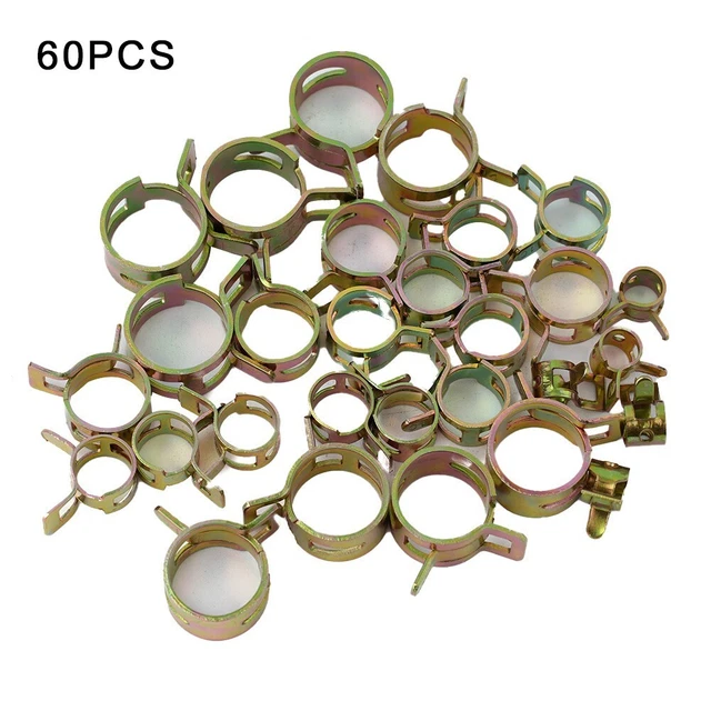 Alto Qualità Molla Clip Kit 6 Misure Universal Acqua 60Pcs Impermeabili
