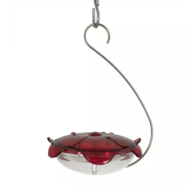 Droll Yankees Ruby/Clear The Ruby Sipper Hanging Hummingbird Feeder - 5 Oz