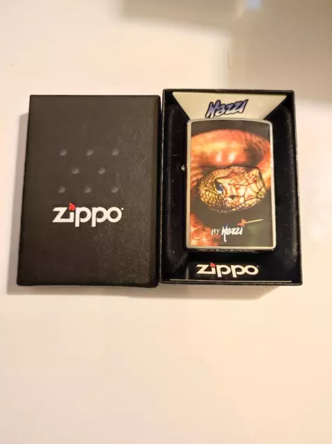 Zippo 24446 Mazzi Snake Lighter Case - No Inside Guts Insert
