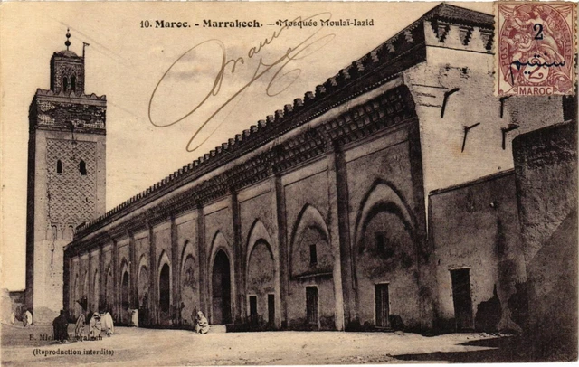 CPA AK MARRAKECH Mosquee Moulai Iazid MAROC (824732)