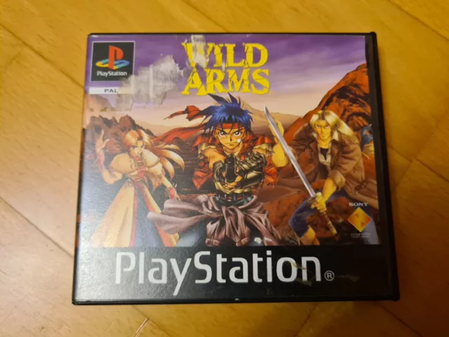 Wild Arms Sony Playstation One PS1 Mietversion selten RPG PAL getestet funktioniert
