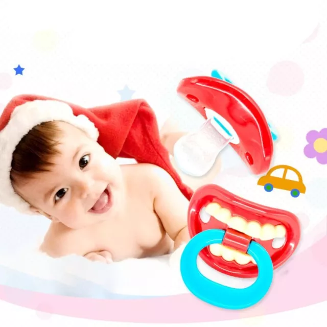 Safety Orthodontic Teeth Baby Mustache Pacifier Silicone Nipple Feeder