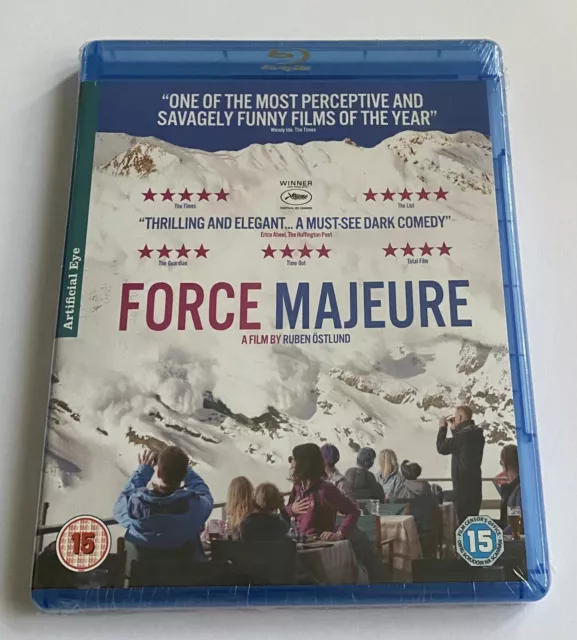 FORCE MAJEURE Blu Ray NEW & SEALED** Movie Hard To Find REGION B AU Free Post**