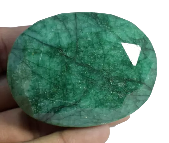 613.90 Ct Natural Huge Green Emerald Earth-Mined Certified Museum Gemstone