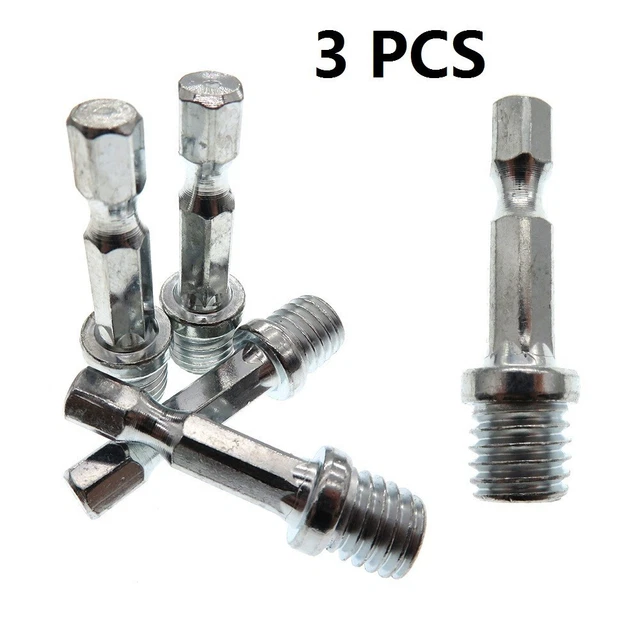 Attrezzatura di collegamento asta lucidatura esagonale M10 set metallo adattatore Chuck