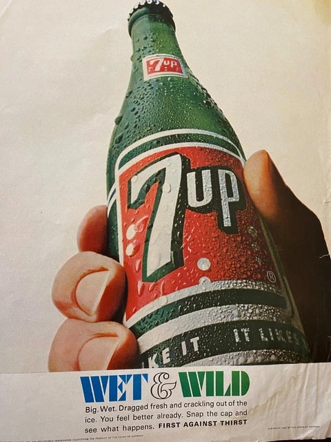 セブンアップ・vintage ７-up 1947年広告 コレクタブル セブンアップ・vintage 7-up 1947年広告 コレクタブル