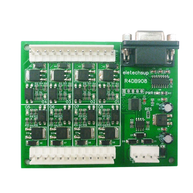 RS485 RS232 DB9 Module Modbus Rtu Optocoupler Isolation Output Solid