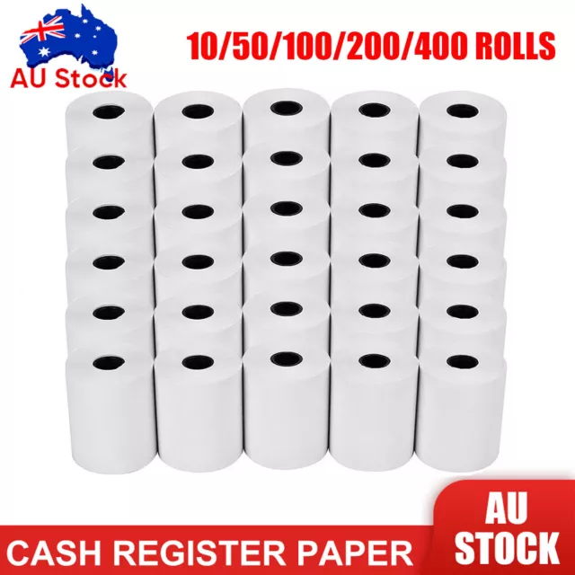 10-400 Rolls 57x38mm EFTPOS Thermal Paper POS Cash Register Receipt Paper Roll