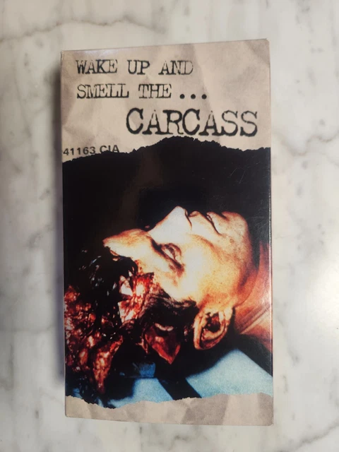 Wake Up and Smell the Carcass VHS JAPANESE Death Metal Grindcore LIVE