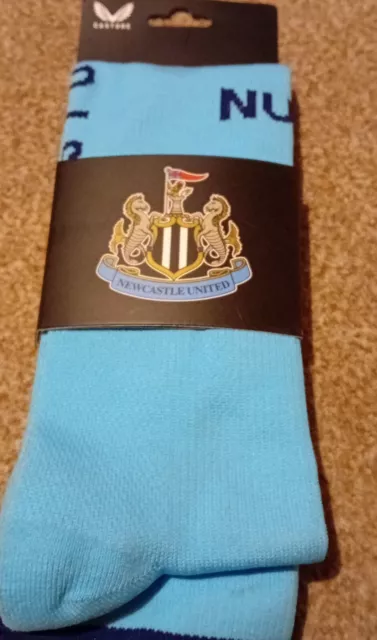 Calze Calcio Castore Unisex Bambini Newcastle United Away 3-5,5 NUOVE