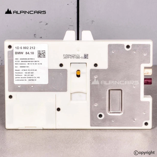 OEM BMW G11 G32 X5 F15 X6 F16 Modul Telematik ATM-01 R2-ECE-4G G494004 ...