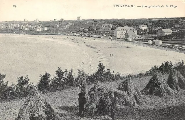 TRESTRAOU - vue générale de la Plage