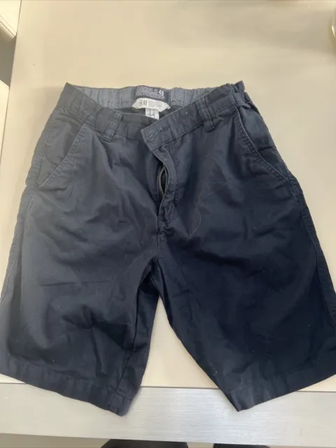 H&M pantaloncini chino blu navy età 10-11