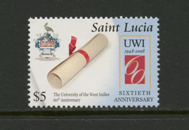 G659 St.Lucia 2008 Université De West Indies 1v. MNH