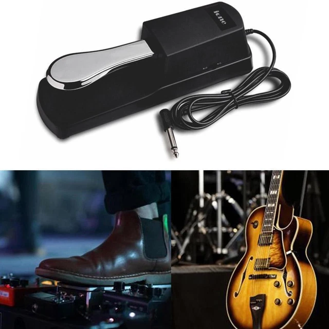 Digital Piano Keyboard Sustain Pedal For Electronic Keyboards NEW U3B3 P8H4