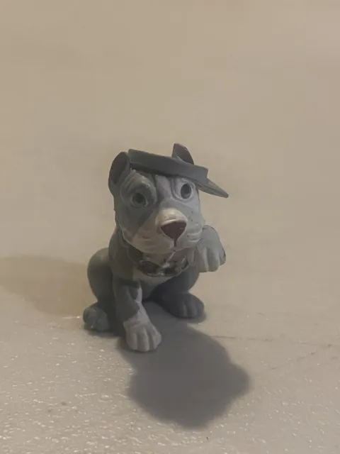Hood Pups Puppy Hounds Blue Red-Nose Pit Bull Dog 2" Grey