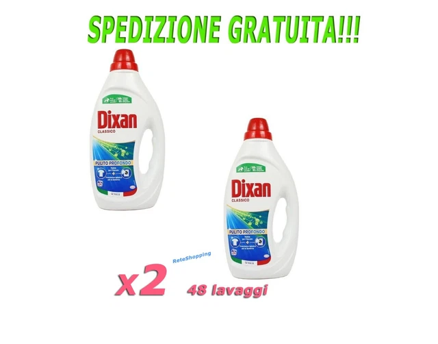 dixan liquido pulito e liscio Dixan Liquido Classico Detersivo Lavatrice Formato Scorta (4 x 19 Lavaggi),  Dete main image 0