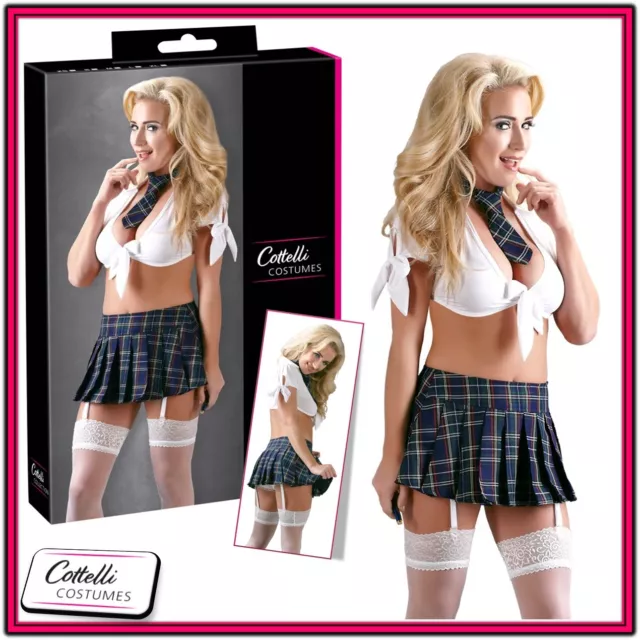 Sexy Set da scolaretta Top Gonna Cravatta Slip Schoolgirl Cottelli Costumes toy