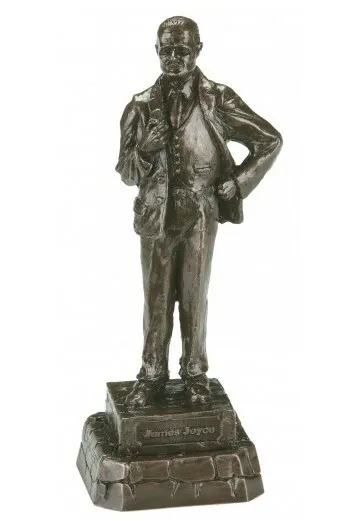 James Joyce Bronze Statue 23 CM