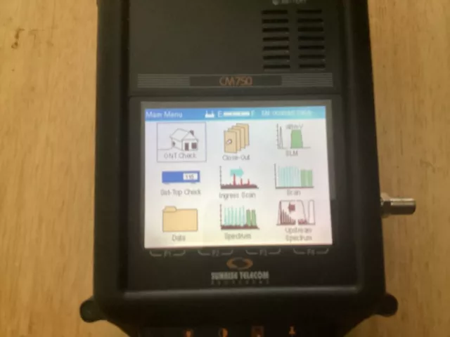 Sunrise Telecom CM750 Cable Tester