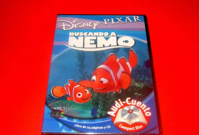 Disney Pixar Finding/Buscando A Nemo Audi-Cuento Audio Book Cd Spanish/Espanol