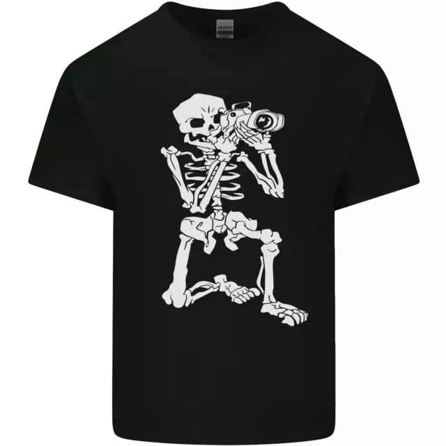 T-shirt fotografo scheletro fotografia bambini