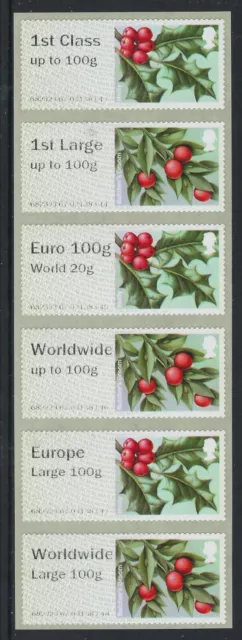 WINTER GREENERY  Ma14 1st  HOLLY TOP  2021 LARGE RATES  Collector Strip  POST GO