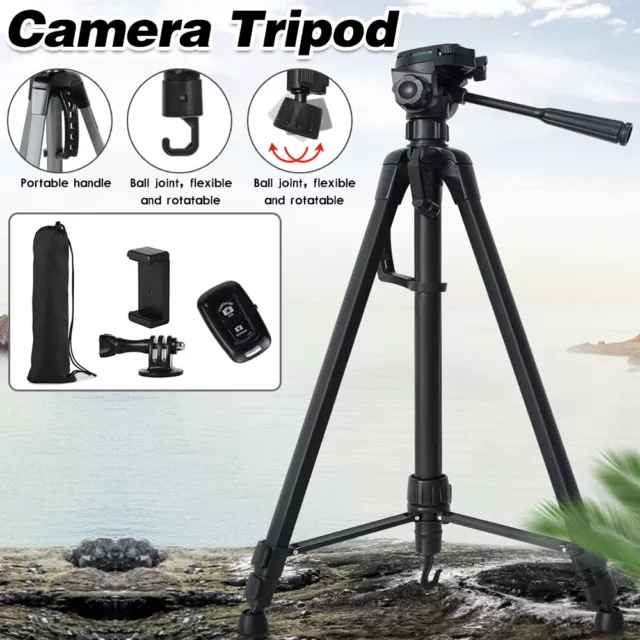 Professional Camera Tripod Stand Mount For DSLR GoPro iPhone Samsung Travel AU