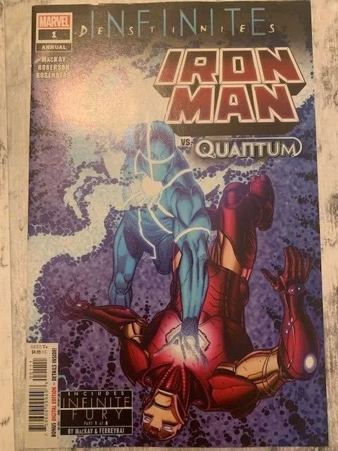 Iron Man Annual 1 vs Quantum Walmart variant Marvel 2021 MCU NM 1st Print