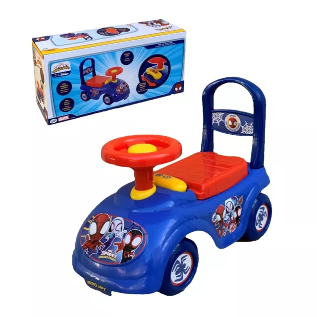 Jeu Voiture Spidey Rouler Sur À Pousser Jouet pour Enfant Avec Téléphone