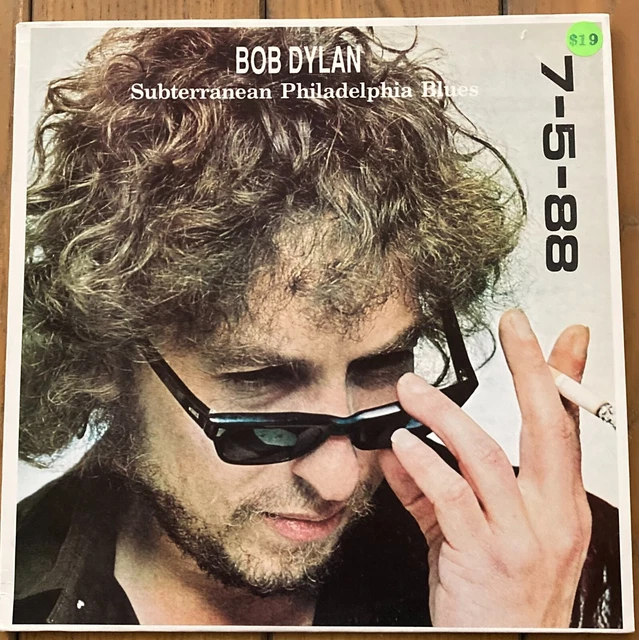 bob dylan subterranean philadelphia blues 7-5-88 near mint holy grail