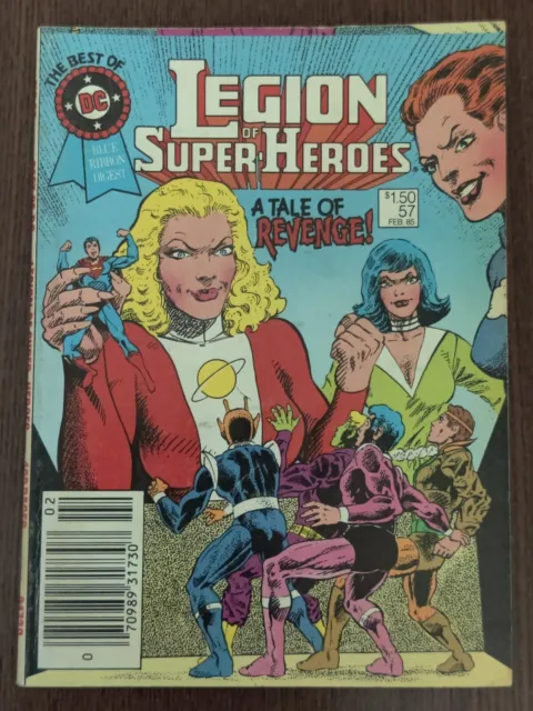 DC Comics Blue Ribbon Digest Legion of Super Heroes #57 1984 VG/FN