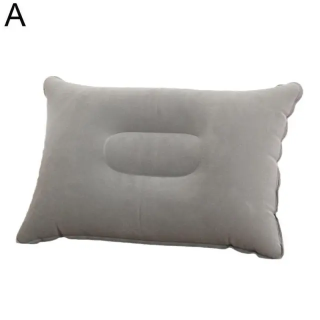 Inflatable Camping Pillow Blow Up Festival Outdoors Travel Cushion