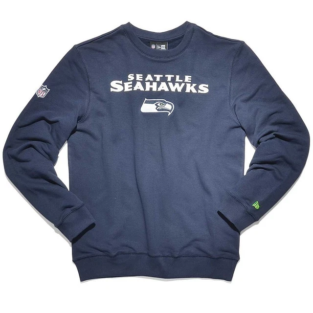 Felpa New Era Nfl Team Script Crewneck  Seattle Seahawks