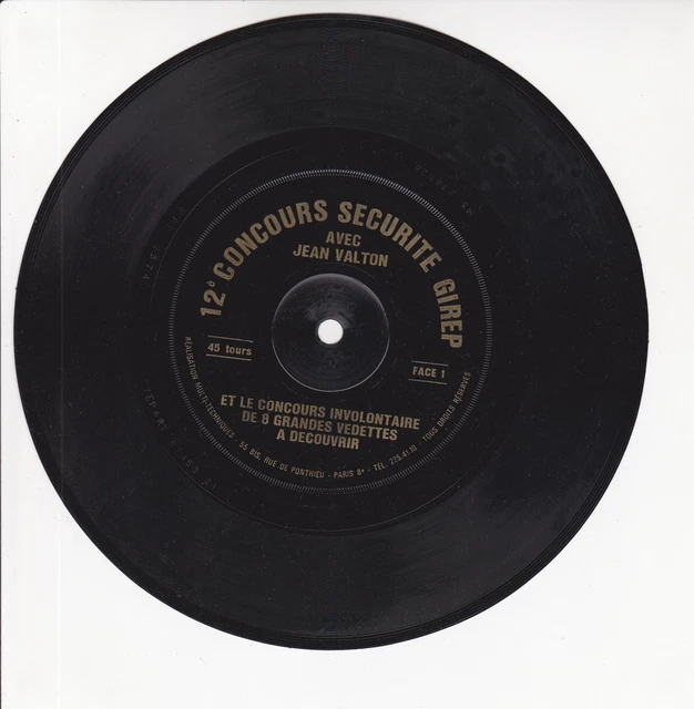 VINYLE 45 TOURS PUBLICITAIRE CLAUDE FRANCOIS ; GERARD LENORMAN EUR 5,00
