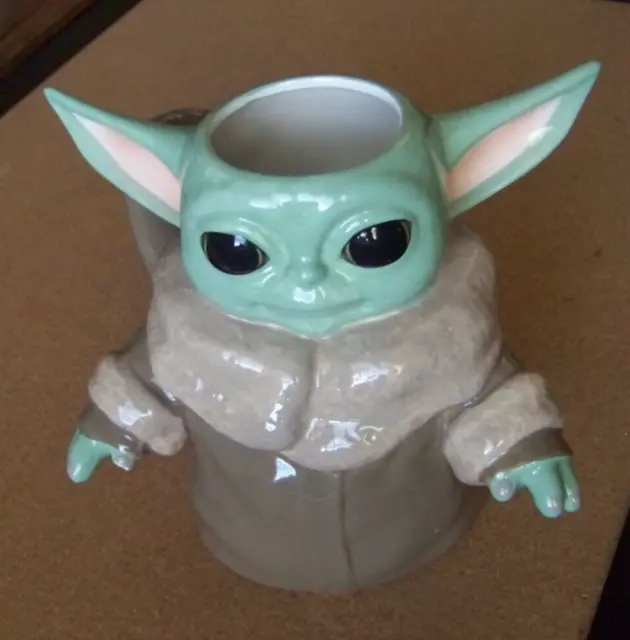 Star Wars Baby Yoda Din Grogu 3D mug ceramic figural The Mandalorian child 43439