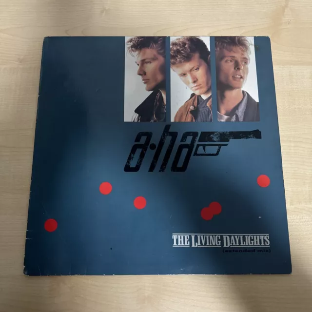 A-HA ‎– The Living Daylights Maxi 12“ Vinyl WarnerBros 920736-0 von 1987