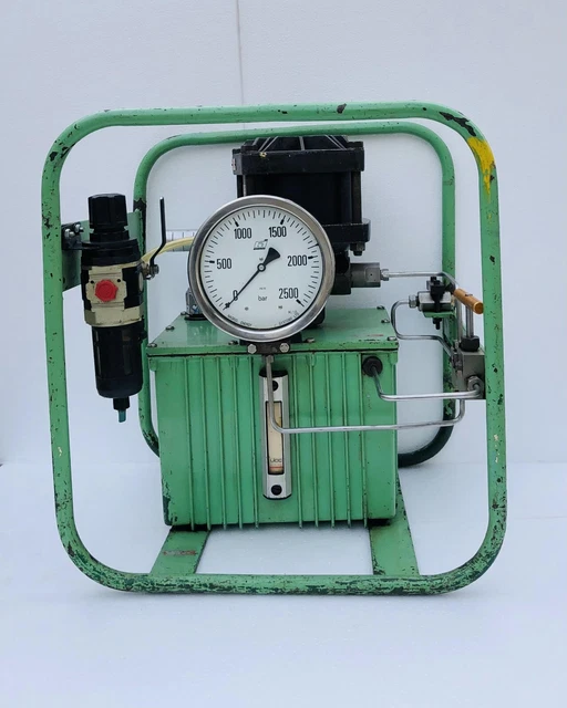 Haskel Hf-B300 Air Driven Fluid/Liquid/Pump 50000 Psi/3448 Bar #2500 Bar Gauge 2