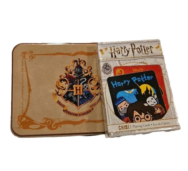 HARRY POTTER Special Edition PLAYING CARDS Tin ARTBOX Sealed NEW  with FREE GIFT