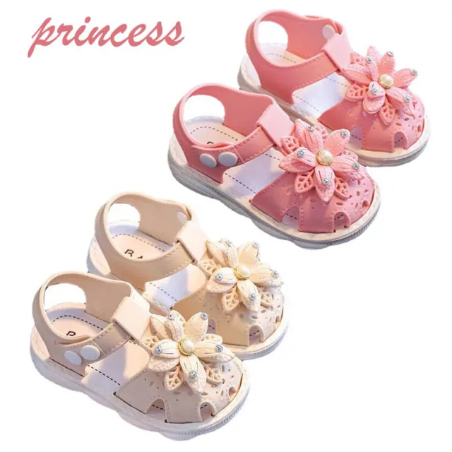 Baby Kids Girls Toddlers Flat Flowral Holiday Beach Water Sandals Shoes Summer