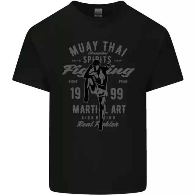Muay Tailandese Combattimento Mma Arti Marziali Palestra Uomo Cotone T-Shirt