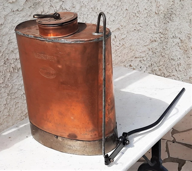 Pulvérisateur à Sac à Dos Cuivre Bi.vi. Treviso – Ancien Pour Décoration Ou Pièce