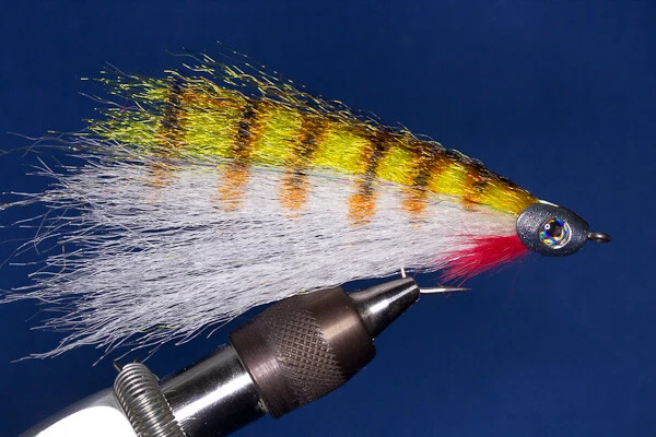 Streamer Fliegentom Black Fish, Mouche Pour Brochet Et Truite, Hameçon 1 à 2/0
