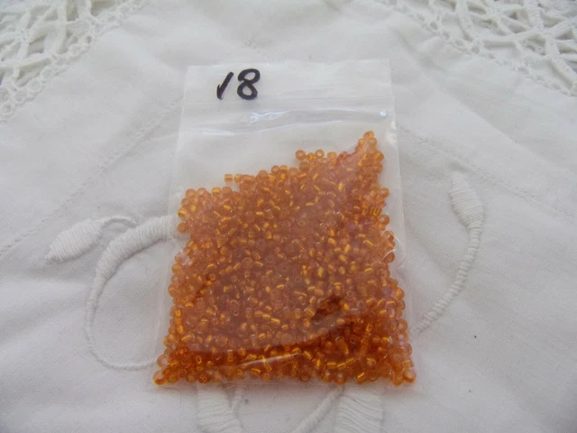 Lot De 500 Perles Rocailles Orange 4mm 6/0 - Pour Création Bijoux DIY