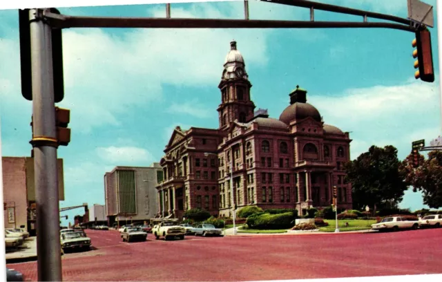 Vintage Postcard- Tarrant County Court House, Fort Worth, TX.
