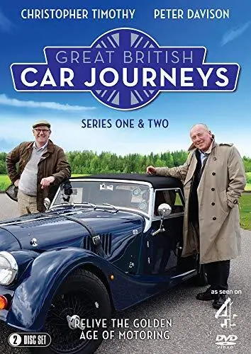 Great British Car Journeys Series 1 & 2 (DVD) Christopher Timothy Peter Davison