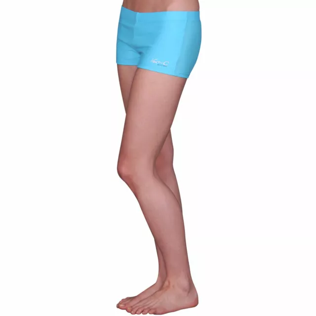 iQ UV 300 Hot Pants Slim Fit Women Damen XXS XS M L turquoise türkis Bikini Spor 2