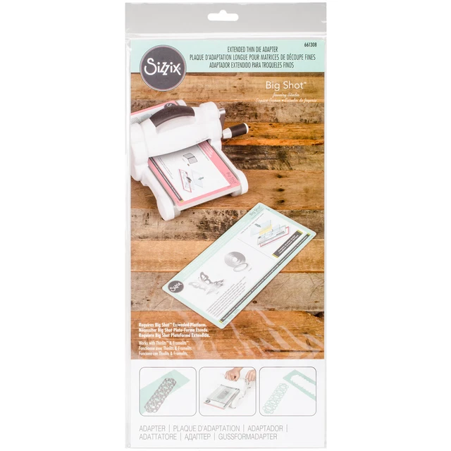 Sizzix Big Shot Zubehör Schmuck Studio dünne Stanze Adapter661308