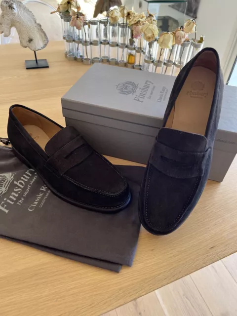 MOCASSINS HOMME FINSBURY neufs Taille 9.5 UK 43.5 EU EUR 150