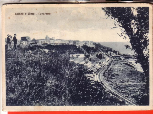 Cartolina   Ortona  A Mare   Viaggiata 1935  Panorama Animata  Bella